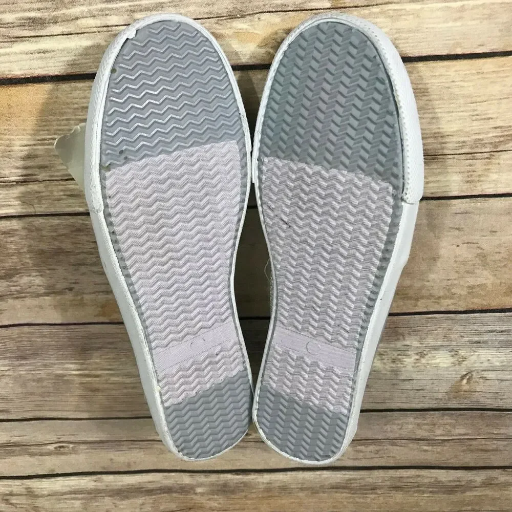 Austin Trading Co Womens Shoes Size 5 Silver Top‎ Siders Boat Sparkly NEW